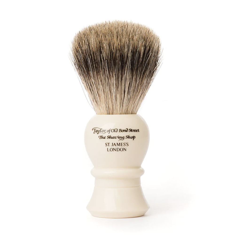 Pure Badger Shaving Brush - 13cm by Taylor of Old Bond Street.