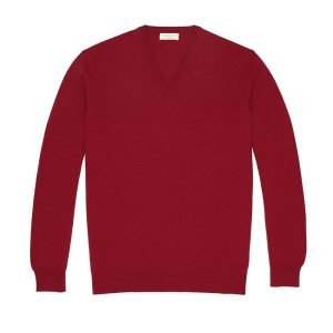 Scottish Cashmere Sweater – Jasper by Scott & Charters Cashmere for Cable Car Clothiers.