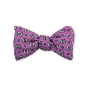 Amberly Medallion Bow Tie – Purple