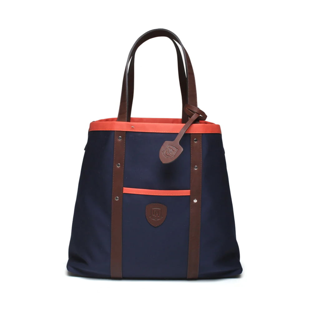 Oxford Tote – Navy Orange