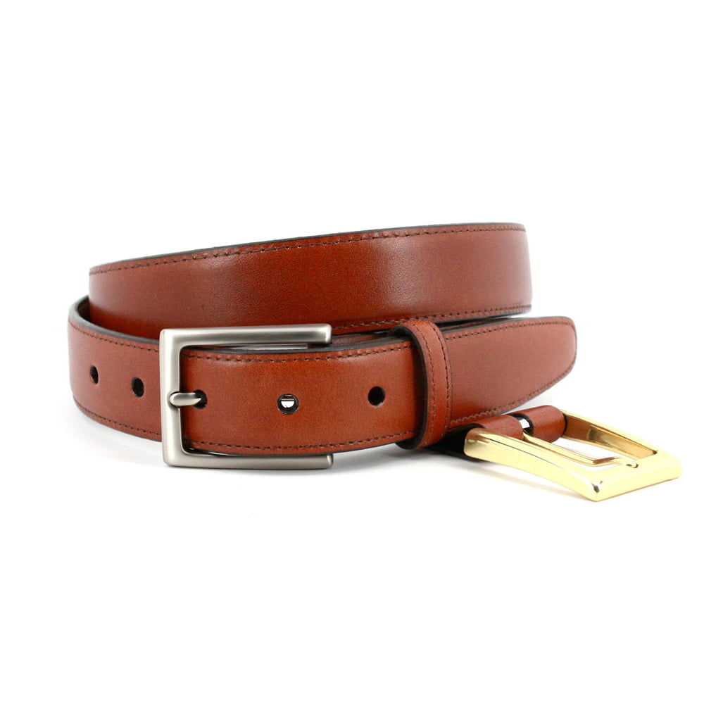 Kipskin Leather Double Buckle Belt – Honey