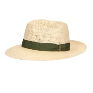 Amedeo Semi-Crochet Panama Hat by Borsalino.
