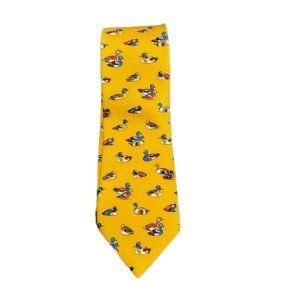 Silk Necktie – Mallard from Cable Car Clothiers, San Francisco.