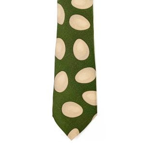 Silk Necktie – Eggs on Green from Cable Car Clothiers