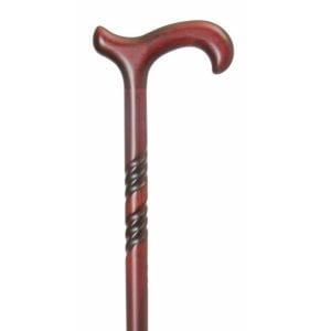 Beech Spiral Derby – Burgundy by Classic Canes.