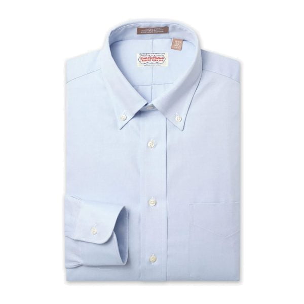 Cable Car Clothiers Button Down Pinpoint Dress Shirt – Light Blue