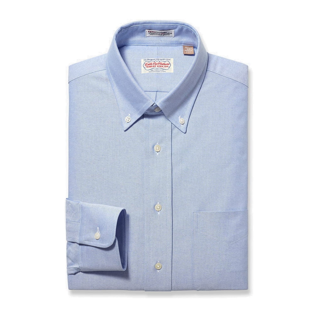 Button Down Cambridge Oxford Dress Shirt – Blue