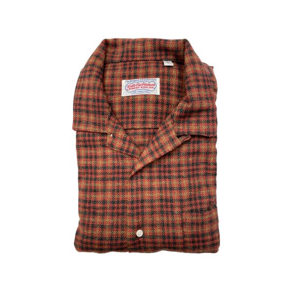 Cotton Twill Camp Shirt – Burnt Orange by Cable Car Clothiers.