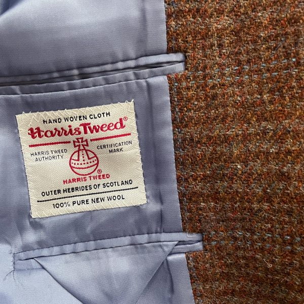 Harris Tweed Sport Coat – Rust - Image 2