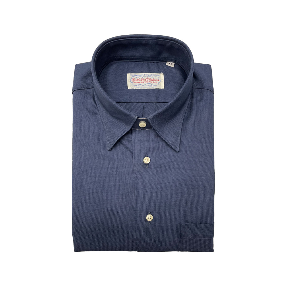 2-Pocket Pique Shirt – Navy