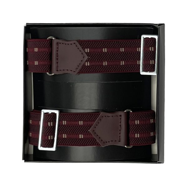 Arm Bands – Burgundy Speck for Cable Car Clothiers.