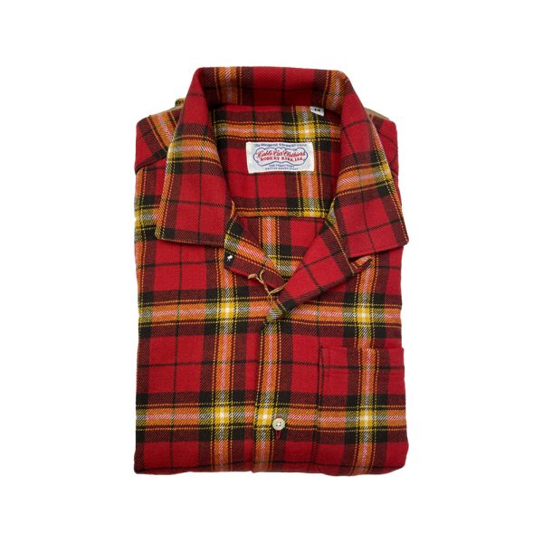 Cotton Twill Camp Shirt – Red Plaid by Cable Car Clothiers.