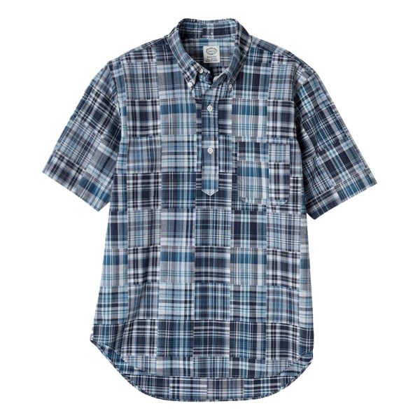 Vintage Ivy Popover – Blue Madras by Kamakura Shirts.