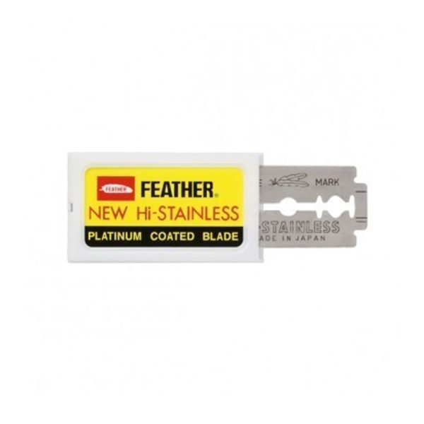 Safety Razor Blades – Feather Stainless Steel.