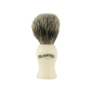 4" Shave Brush - Pure Badger by Colonel Conk. (ivory)