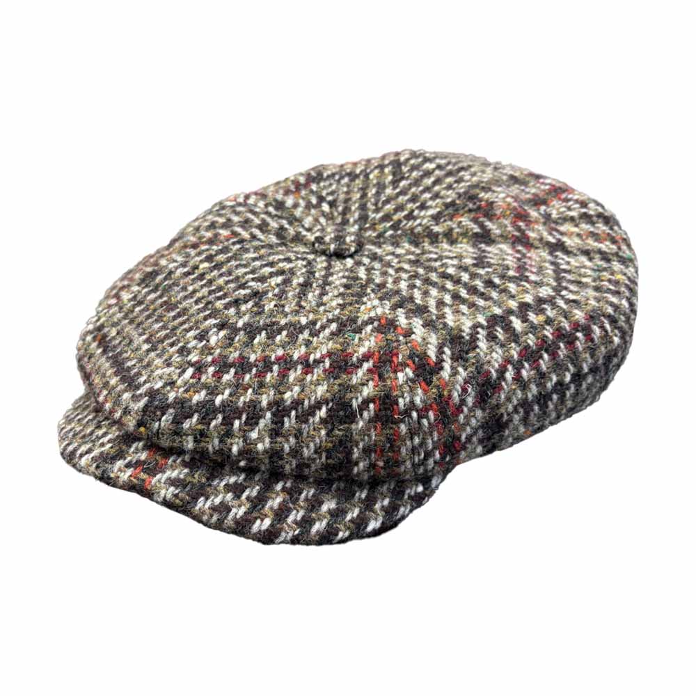 Relaxed Tweed Newsboy Cap by City Sport.