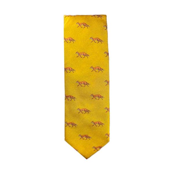 Silk Necktie – Fox from Cable Car Clothiers