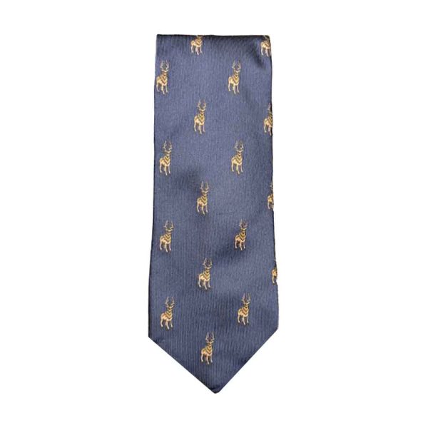 Silk Necktie - Stag from Cable Car Clothiers