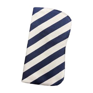 Eyeglass Case - Navy/White Stripe