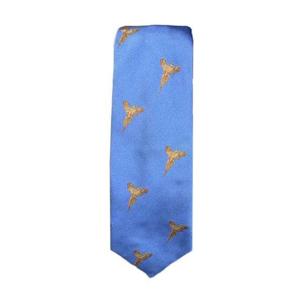 Silk Necktie – Pheasant from Cable Car Clothiers