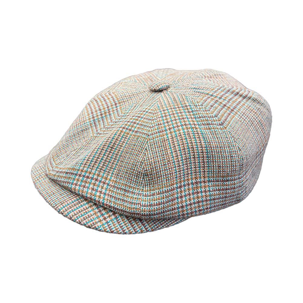 Kyoto Newsboy Cap - Ben Plaid by Alfonso D'Este.