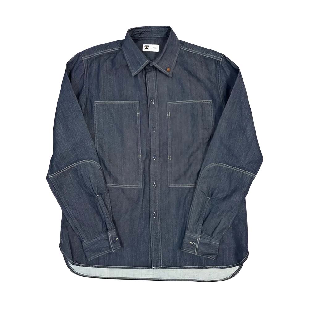 Marine Denim Shirt by Tellason.