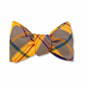 Bridgewater Tartan Bow Tie (yellow)