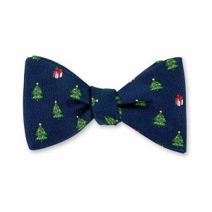 Yuletide Bow Tie (navy)