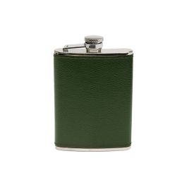 Hip Flask - 6oz by Ettinger. (green)